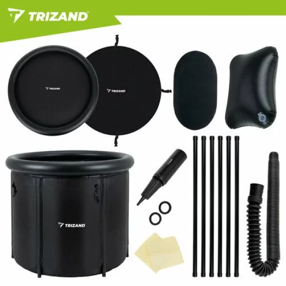 Butoi pentru baie rece / cu gheata 320 L, TRIZAND, 320L Winter Barrel + Accessories 26799, cu accesorii complete pentru regenerare