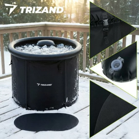 Butoi pentru baie rece / cu gheata 320 L, TRIZAND, 320L Winter Barrel + Accessories 26799, cu accesorii complete pentru regenerare