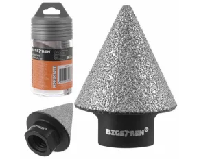 Cutter diamantat conic Bigstren, BIGSTREEN, Diamond Conical Cutter 27081, 35 mm pentru materiale dure
