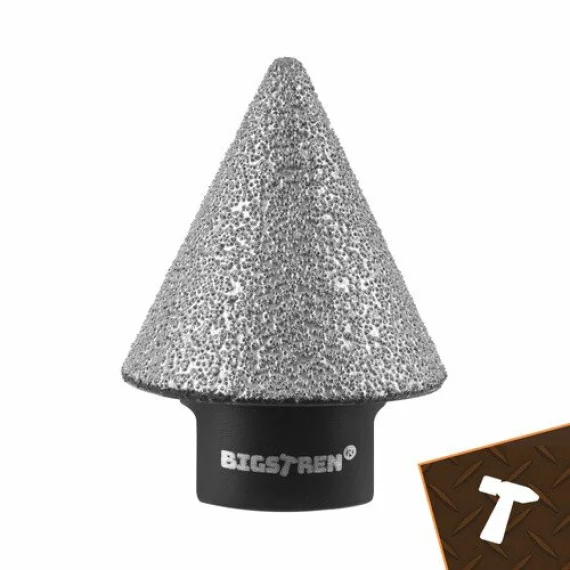 Cutter diamantat conic Bigstren, BIGSTREEN, Diamond Conical Cutter 27081, 35 mm pentru materiale dure