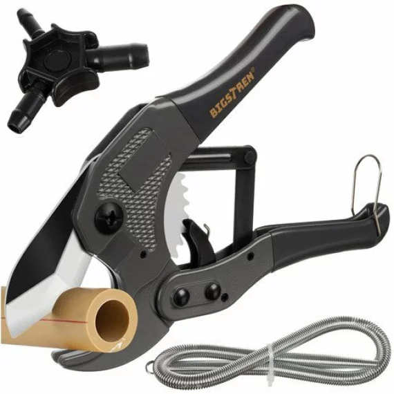 Kit instalare tevi PEX, BIGSTREEN, Pipe Kit 25066, foarfece si calibrator tevi