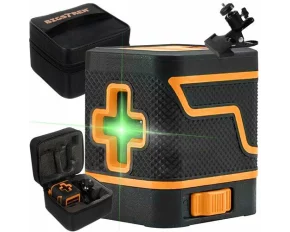 Nivel laser electronic, BIGSTREEN, Laser Level Cross Laser 24293, laser verde cu autonivelare