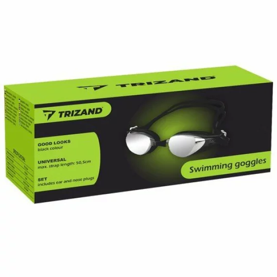Ochelari de inot + accesorii, TRIZAND, Swimming Goggles with Accessories 23487, set complet UV si anti-fog