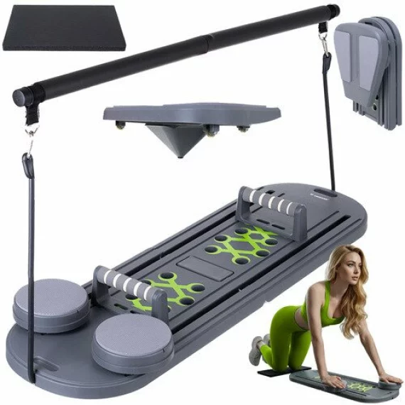 Placa Pilates multifunctionala, TRIZAND, Pilates Board 27190, antrenament complet corp
