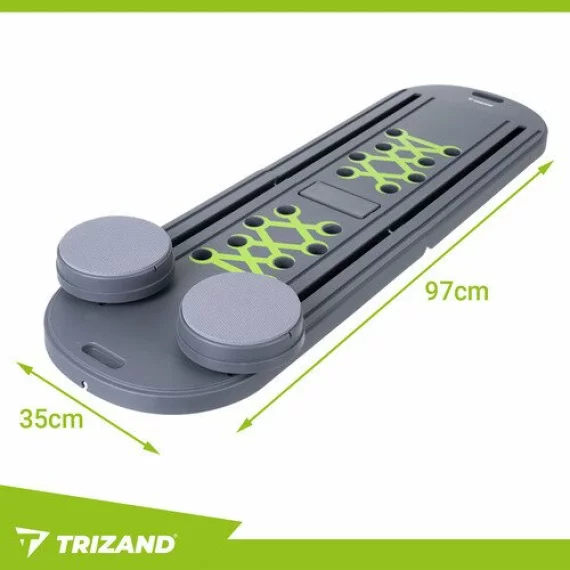 Placa Pilates multifunctionala, TRIZAND, Pilates Board 27190, antrenament complet corp