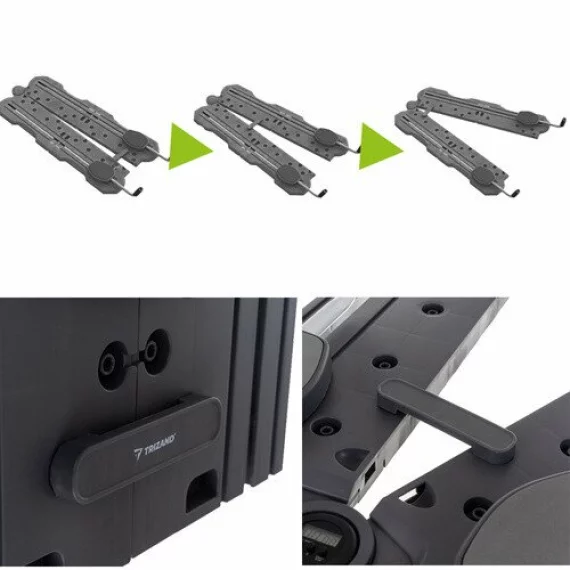 Placa Pilates multifunctionala, TRIZAND, Pilates Board with Counter 26343, antrenament corp complet