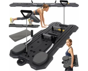 Placa Pilates multifunctionala, TRIZAND, Pilates Board with Counter 26343, antrenament corp complet