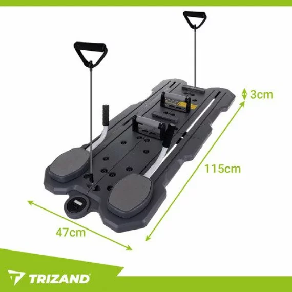 Placa Pilates multifunctionala, TRIZAND, Pilates Board with Counter 26343, antrenament corp complet