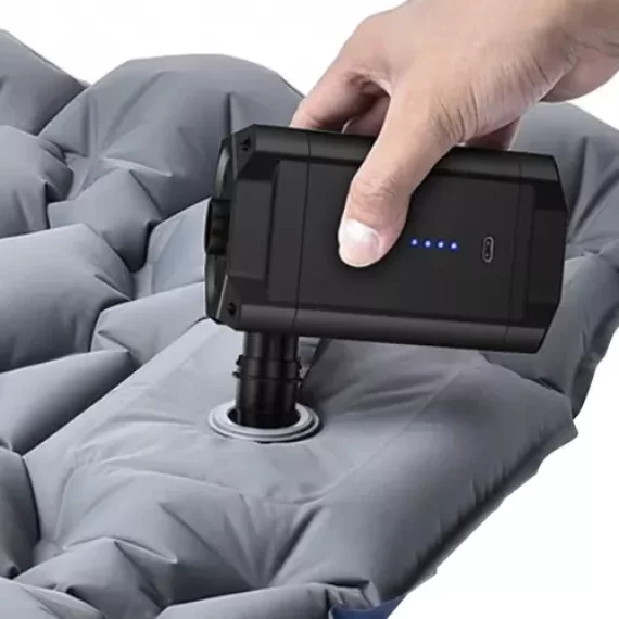 Pompa electrica portabila, TRIZAND, Battery-powered Mattress Pump 20790, fara fir cu baterie 5000 mAh