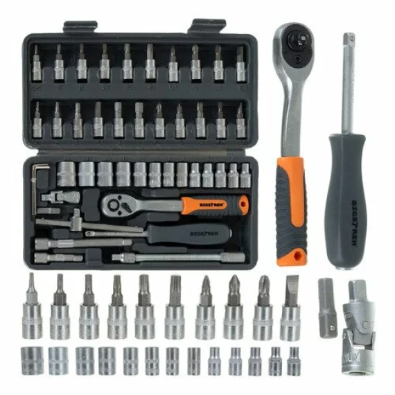 Set scule 46 piese, BIGSTREEN, Tool Set in a 46 Piece Case 26844, unelte complete CrV