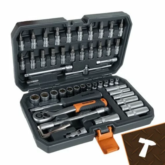 Set scule 56 piese, BIGSTREEN, Tool Set in a 56 Piece Case 26845, kit complet unelte CrV