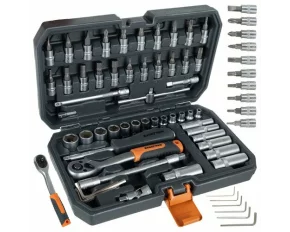 Set scule 56 piese, BIGSTREEN, Tool Set in a 56 Piece Case 26845, kit complet unelte CrV