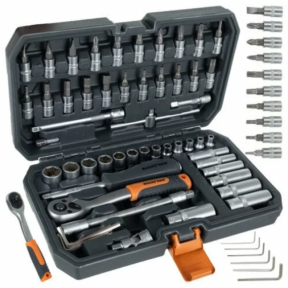 Set scule 56 piese, BIGSTREEN, Tool Set in a 56 Piece Case 26845, kit complet unelte CrV