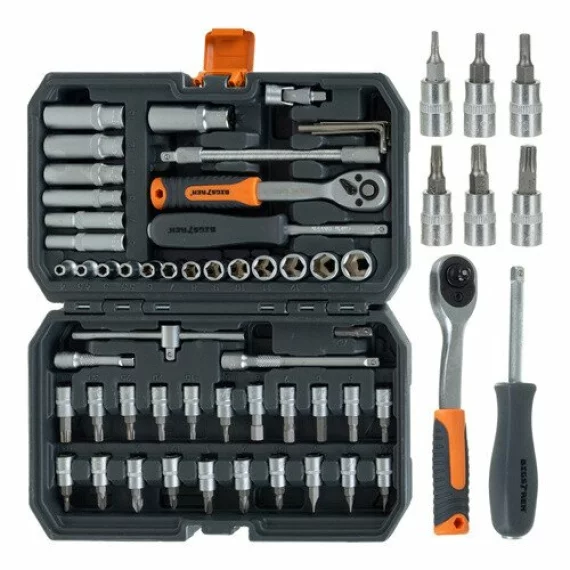 Set scule 56 piese, BIGSTREEN, Tool Set in a 56 Piece Case 26845, kit complet unelte CrV