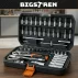 Set scule 56 piese, BIGSTREEN, Tool Set in a 56 Piece Case 26845, kit complet unelte CrV