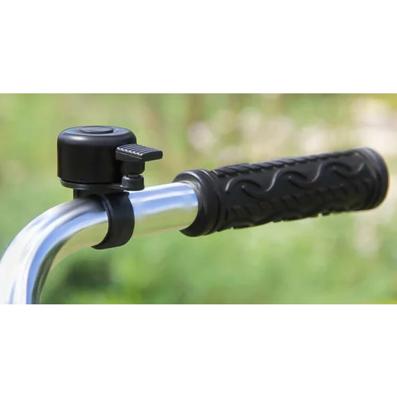 Sonerie bicicleta, TRIZAND, Bicycle Bell Black, clopotel universal pentru maner