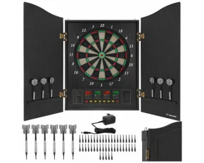 Tabla electronica de darts, TRIZAND, Electronic Dartboard 27046, 27 jocuri si 243 variante