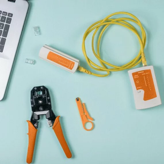 Tester cabluri retea, BIGSTREEN, Cable Tester Network Kit 25834, set 145 piese pentru RJ45/RJ11