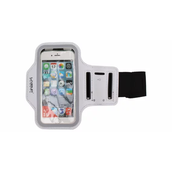sports case for mobile phone armband white