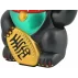 Figurina pisica norocoasa Maneki Neko ISO TRADE – decor feng shui neagra cu gheara ridicata