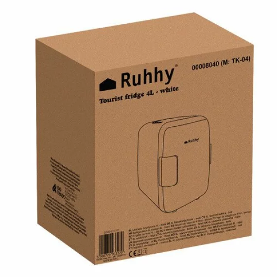 Mini frigider portabil de 4 L – racire si incalzire pentru calatorii, masina si camping