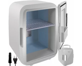 Mini frigider portabil de 4 L – racire si incalzire pentru calatorii, masina si camping