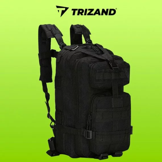 Rucsac militar XL negru 35 L – rucsac tactic mare, rezistent si multifunctional