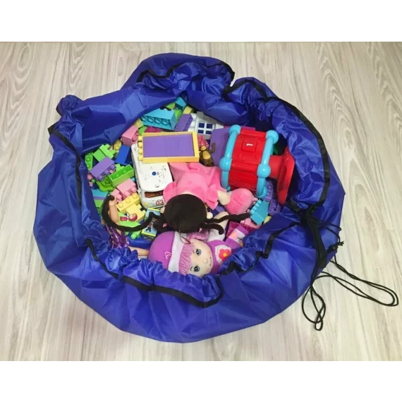 Sac multifunctional 2-in-1 pentru jucarii si planseu de joaca – ISO TRADE, multicolor