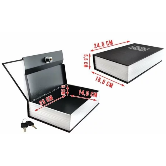 Safe Box in carte – caseta securizata tip dicitonar pentru valori, bani si documente