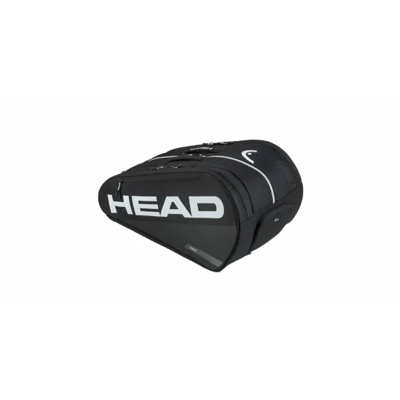 Geanta padel Head Tour Padel Bag L,  60 x 28.5 x 36.5 cm, negru-alb