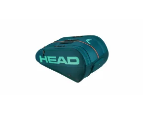 Geanta padel Head Tour Padel Bag L,  60 x 28.5 x 36.5 cm, verde-portocaliu
