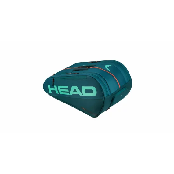 Geanta padel Head Tour Padel Bag L,  60 x 28.5 x 36.5 cm, verde-portocaliu