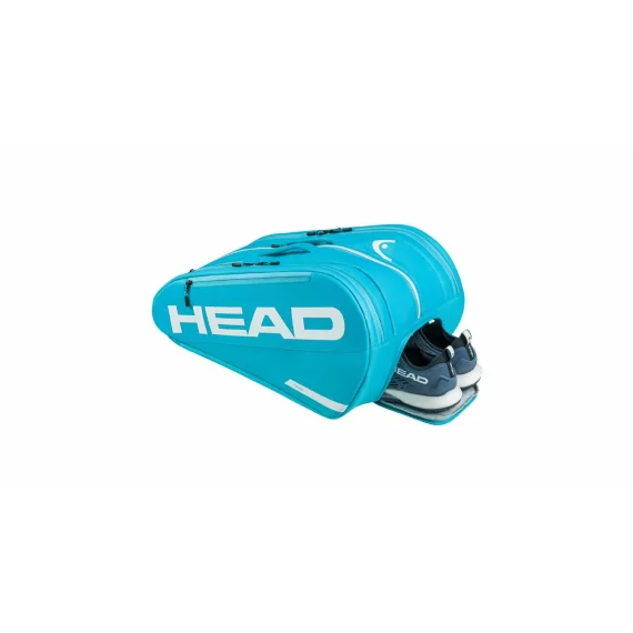 Geanta padel Head Tour Padel Bag L,  60 x 28.5 x 36.5 cm, albastru deschis