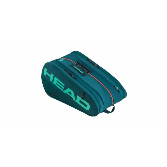 Geanta padel Head Tour Padel Bag L,  60 x 28.5 x 36.5 cm, verde-portocaliu