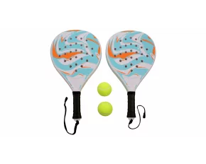 Set 2 palete de padel Merco Hit Base cu mingi incluse