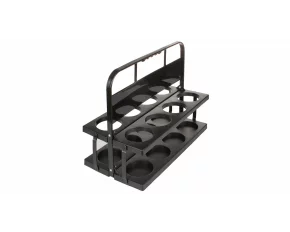 Suport de transport pliabil pentru 8 sticle, Merco Holder 8, negru