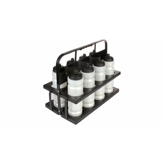 Suport de transport pliabil pentru 8 sticle, Merco Holder 8, negru