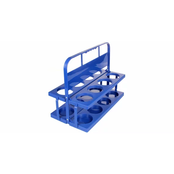 Suport de transport pliabil pentru 8 sticle, Merco Holder 8, albastru
