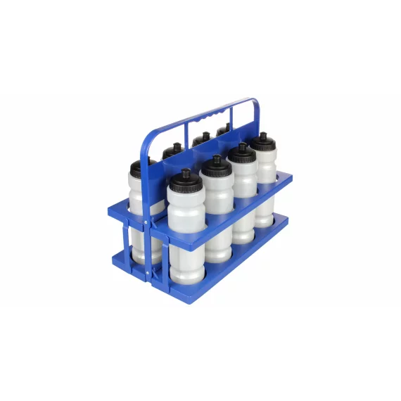 Suport de transport pliabil pentru 8 sticle, Merco Holder 8, albastru