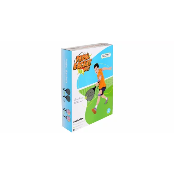 Set 2 palete de padel Merco Match Base cu mingi incluse