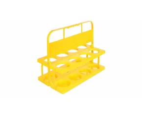 Suport de transport pliabil pentru 8 sticle, Merco Holder 8, galben