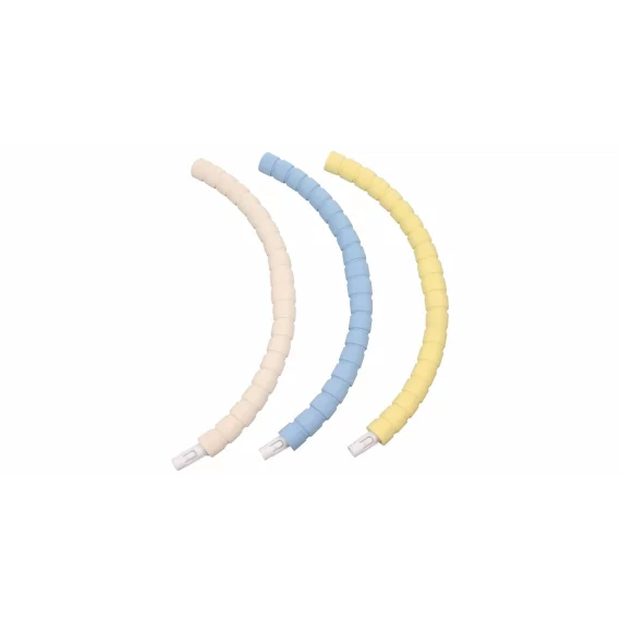 Cerc gimnastica pliabil Soft Hula Hoop 50 cm, albastru