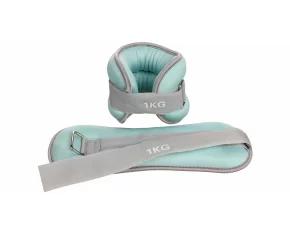 Set greutati pentru incheieturi si glezne Merco WFS 1000, 1 kg, albastru