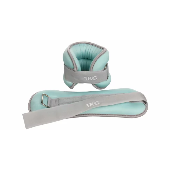 Set greutati pentru incheieturi si glezne Merco WFS 1000, 1 kg, albastru