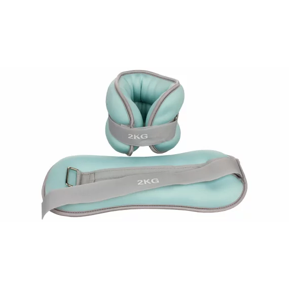 Set greutati pentru incheieturi si glezne Merco WFS 2000, 2 kg, albastru