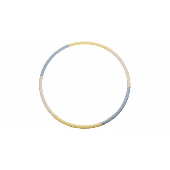 Cerc gimnastica pliabil Soft Hula Hoop 50 cm, albastru