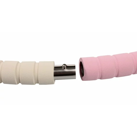 Cerc gimnastica pliabil Soft Hula Hoop 92 cm, roz