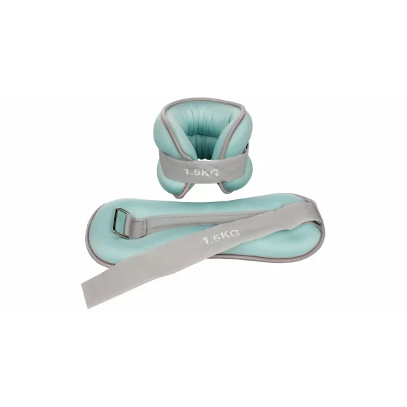 Set greutati pentru incheieturi si glezne Merco WFS 1500, 1,5 kg, albastru