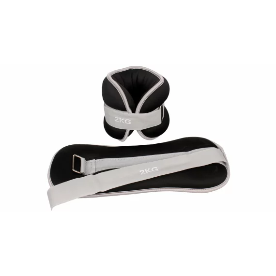 Set greutati pentru incheieturi si glezne Merco WFS 2000, 2 kg, negru