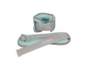 Set greutati pentru incheieturi si glezne Merco WFS 500, 0,5 kg, albastru